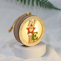 Light-Up Wooden Christmas Decor – LED Hanging Ornament